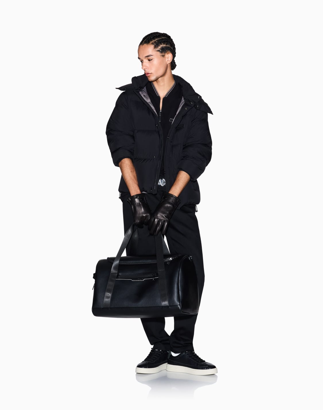 polo-piqu-con-cremallera-negro--armani-exchange