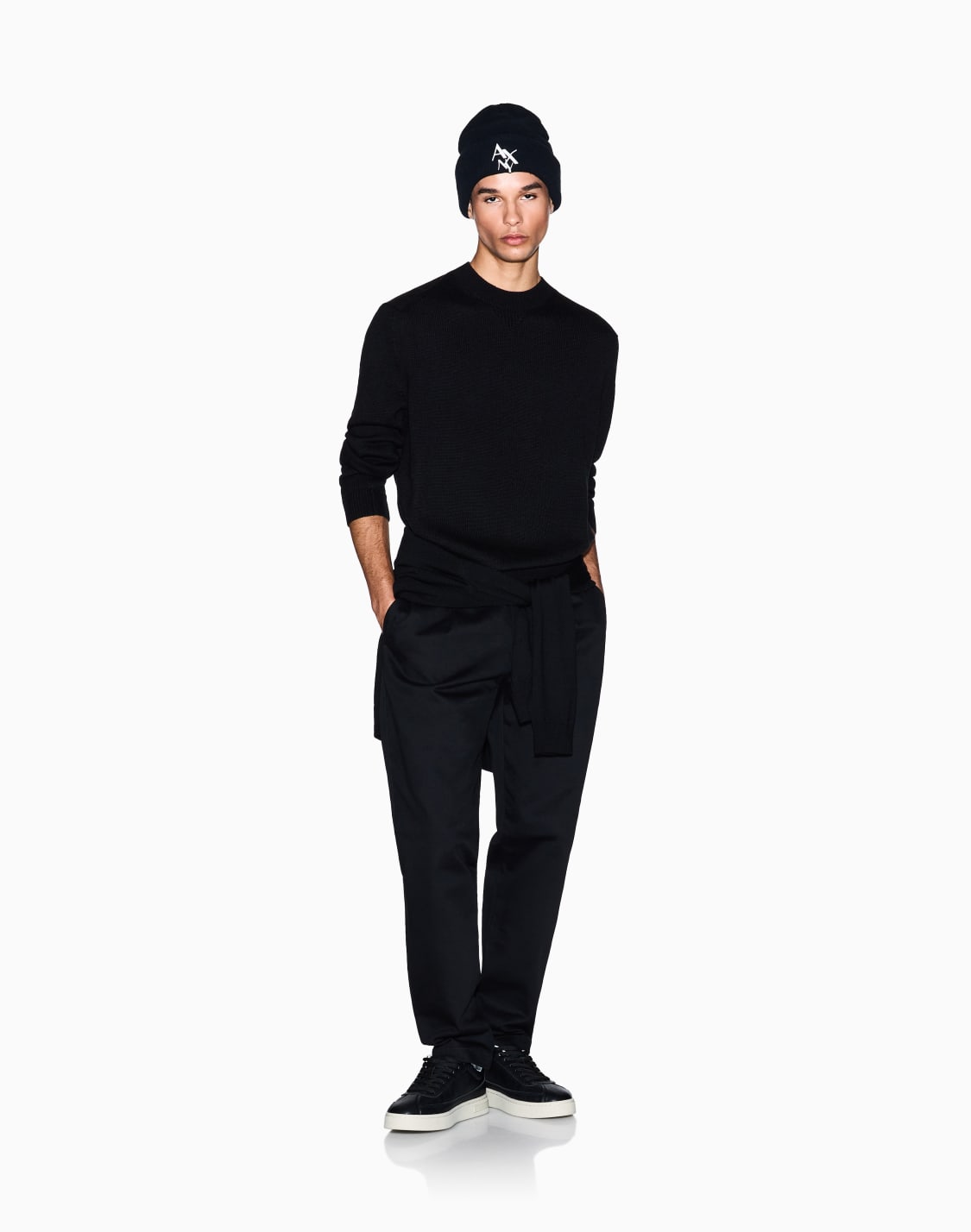 wool-and-cotton-crew-neck-sweater-black--armani-exchange