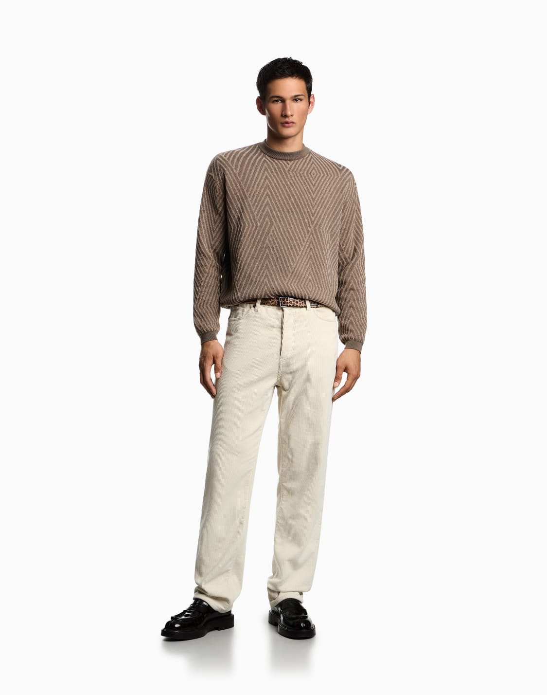 virgin-wool-blend-jumper-with-op-art-jacquard-with-oversized-diamonds-brown--emporio-armani
