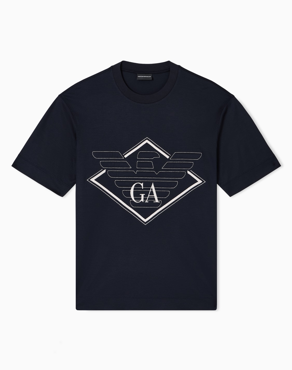 t-shirt-en-jersey-de-lyocell-mlang-avec-broderie-grand-aigle-asv-bleu-marine--emporio-armani