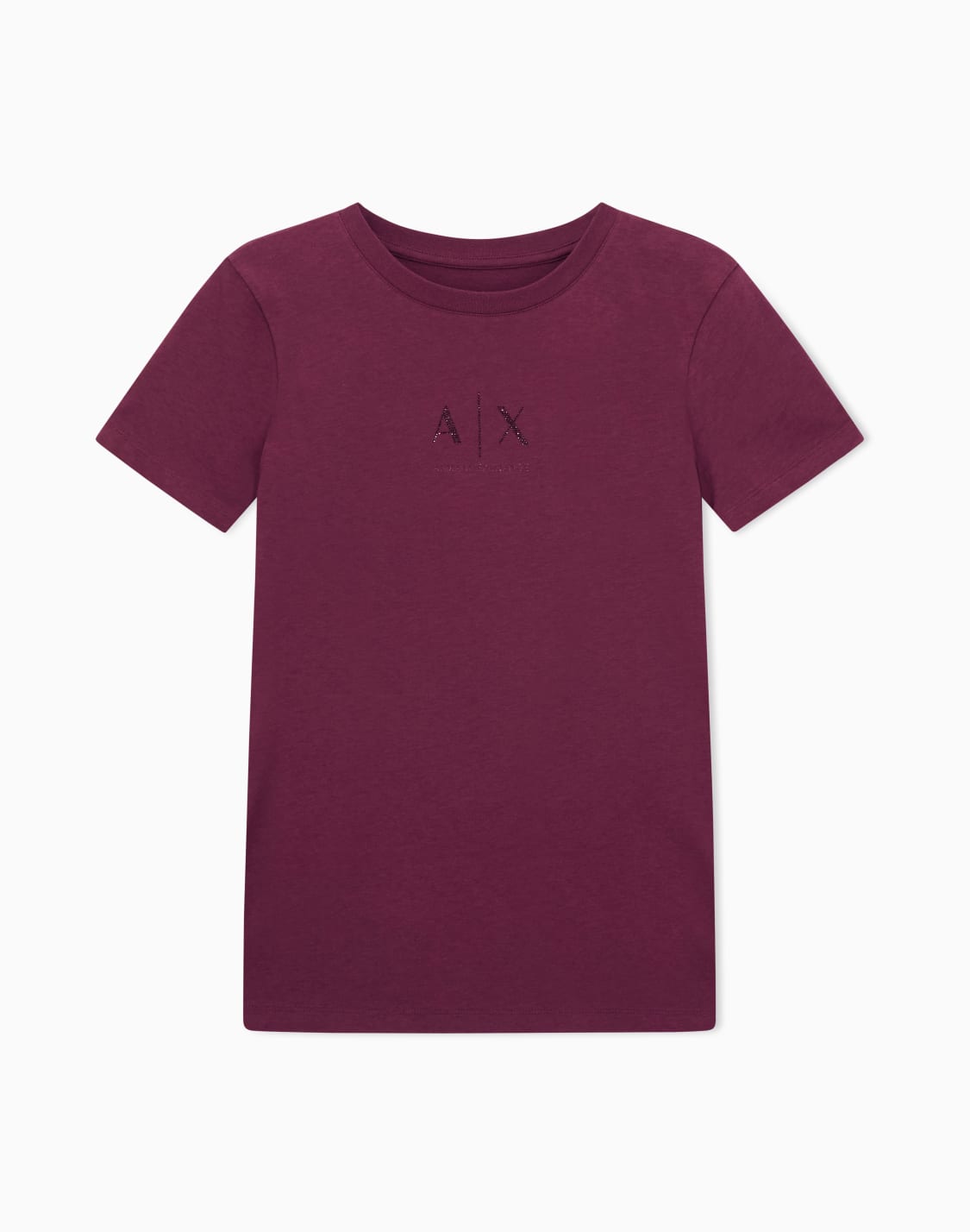 regular-fit-t-shirt-with-glitter-logo-burgundy--armani-exchange