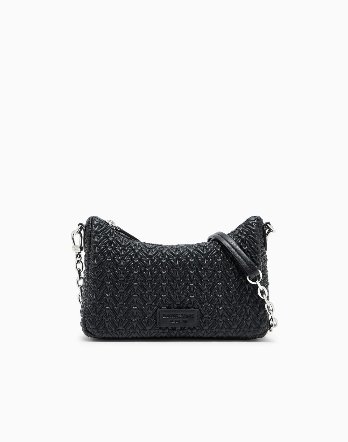 オンライン限定-バッグ-エンボス-ブラック--emporio-armani