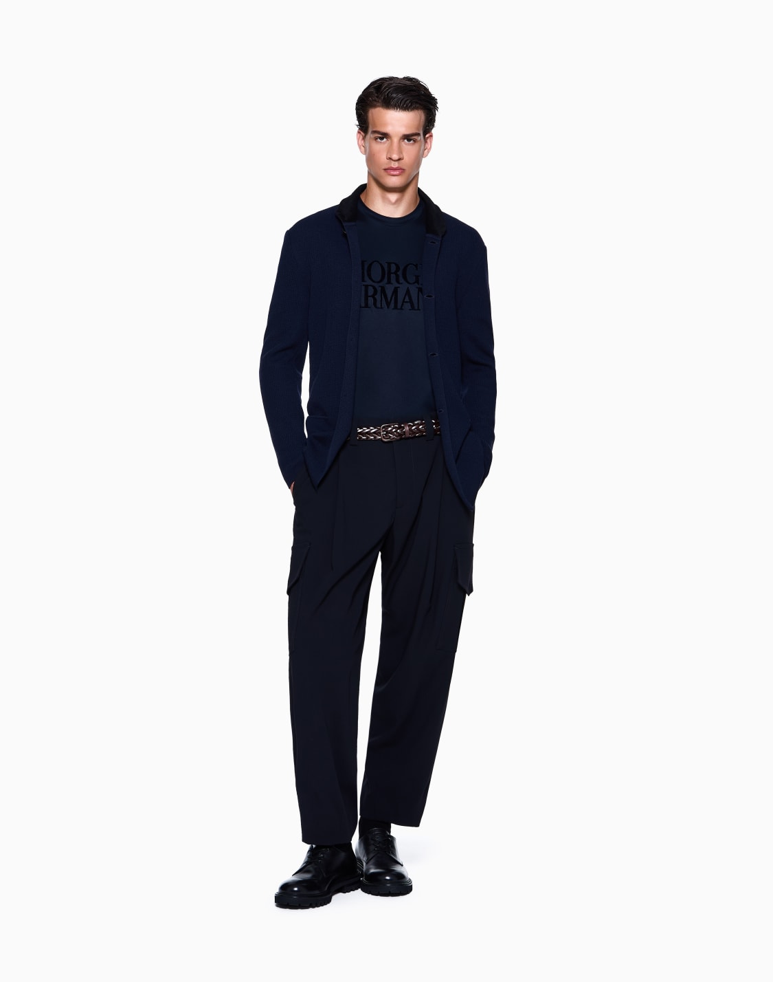 싱글-플리츠-순수-버진울-크레이프-팬츠-네이비-블루--giorgio-armani