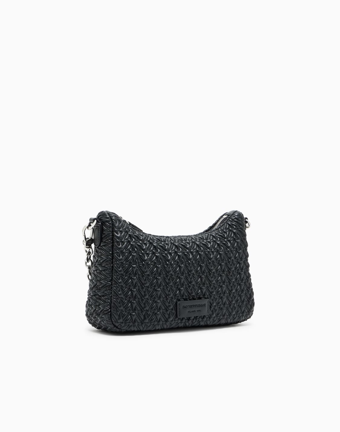 オンライン限定-バッグ-エンボス-ブラック--emporio-armani