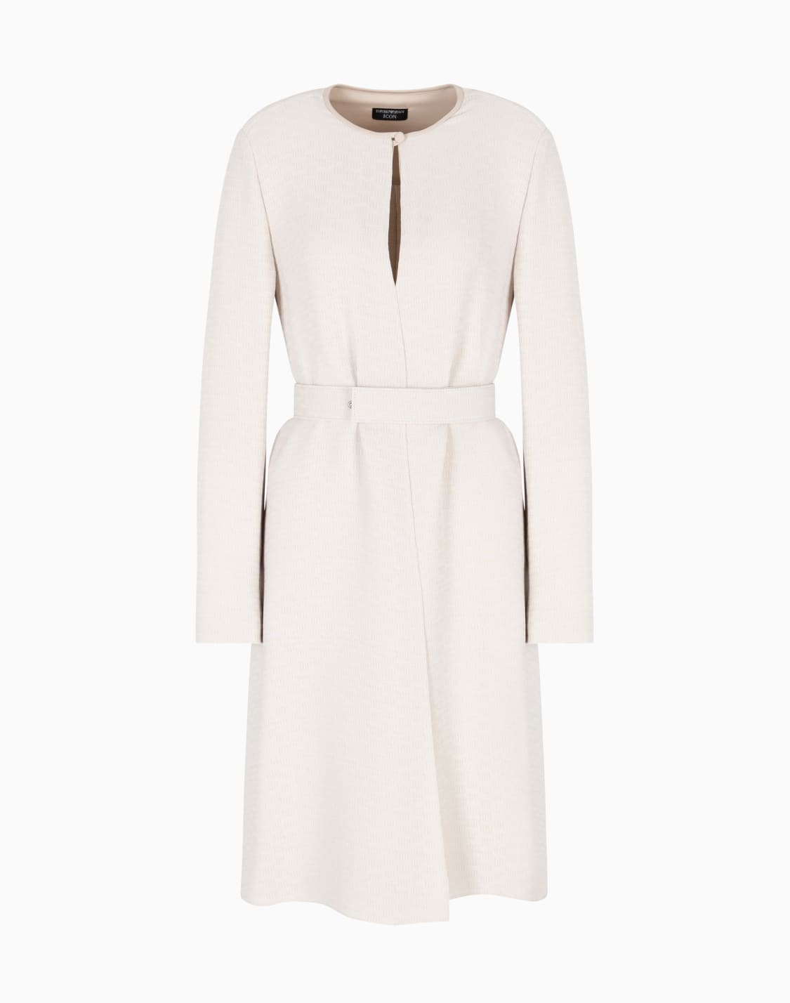 icon-fluid-armure-fabric-dress-with-belt-white--emporio-armani
