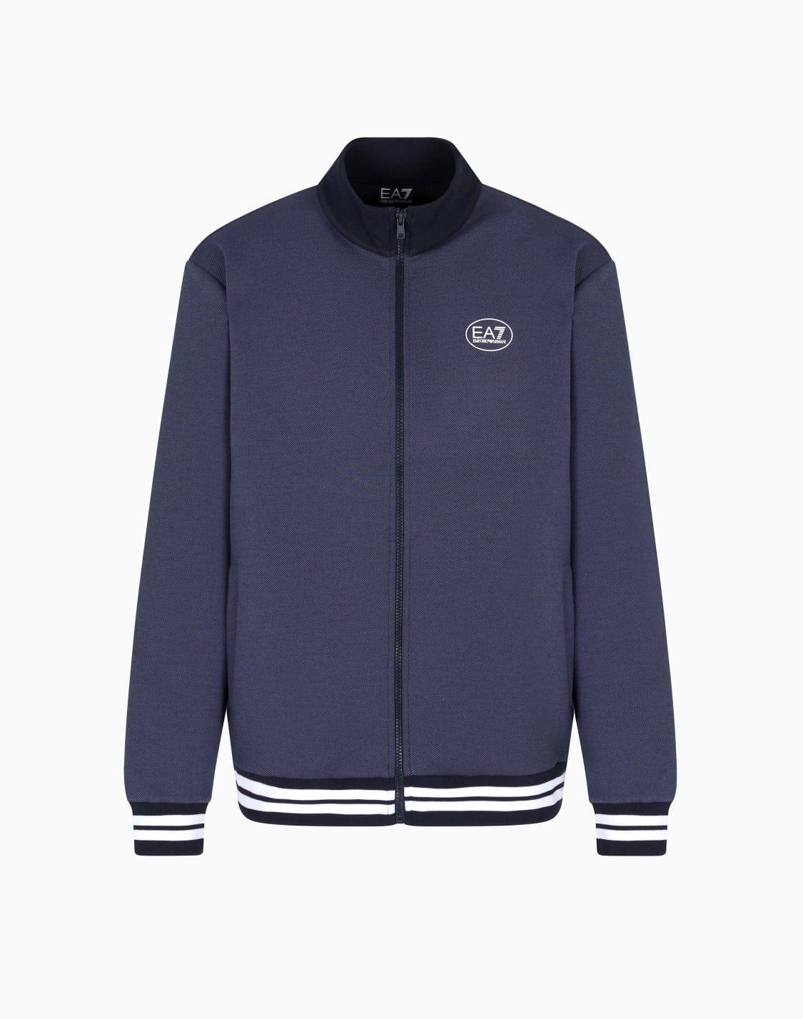 sweat-shirt-tennis-club-en-interlock-de-mlange-de-viscose-stretch-bleu-marine--ea7