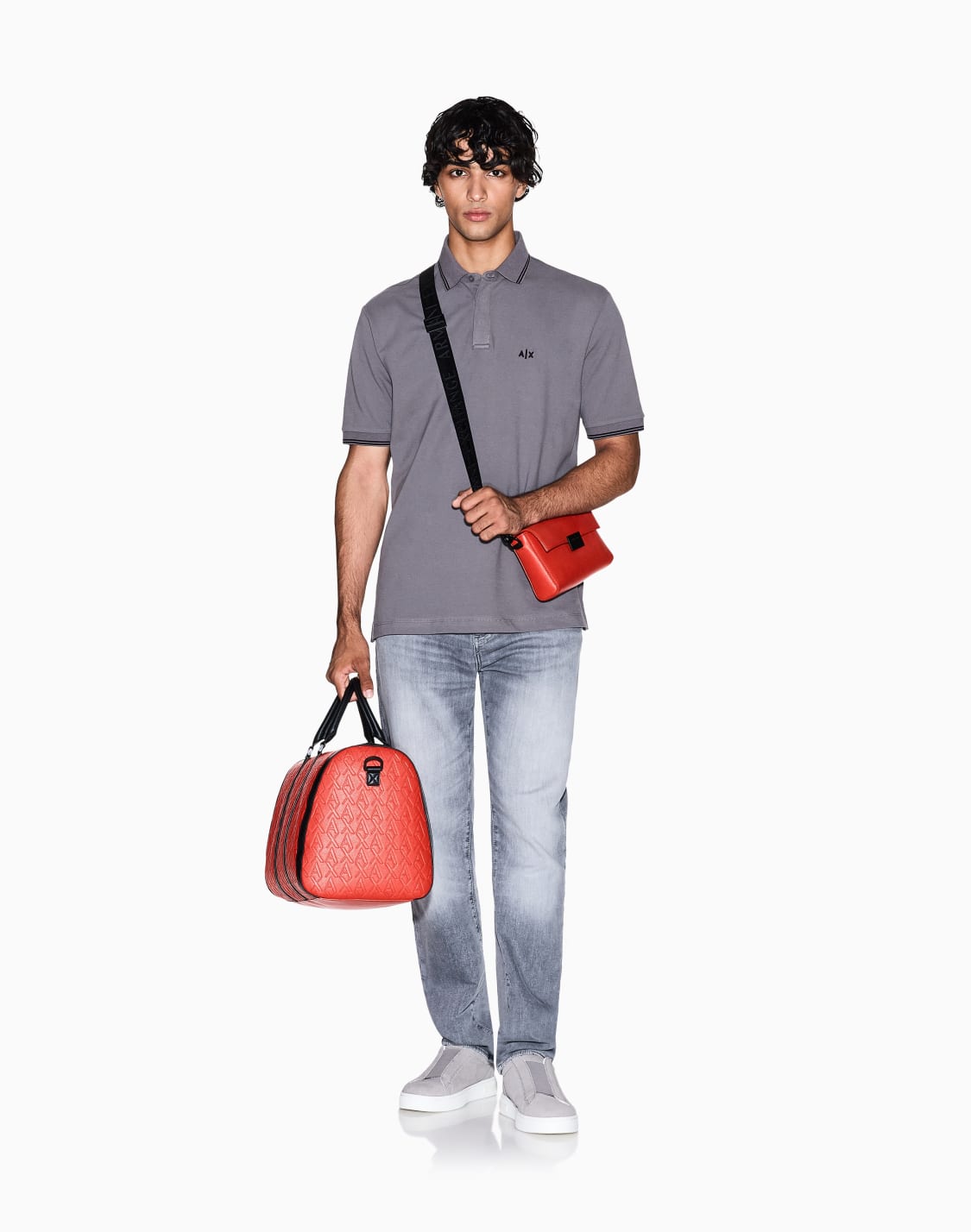 polo-shirts-grey--armani-exchange