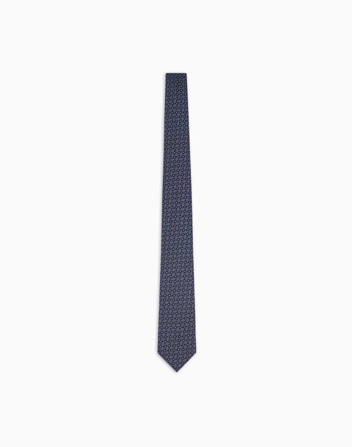cravate-en-soie-jacquard-motif-chevron-bleu--giorgio-armani