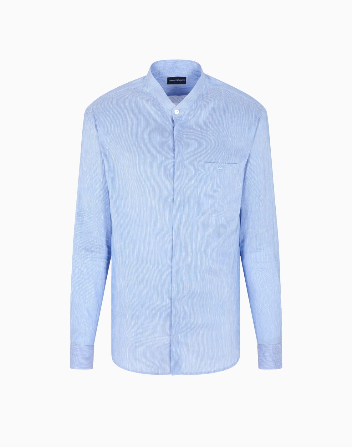 linen-and-silk-blend-chambray-shirt-with-guru-collar-light-blue--emporio-armani