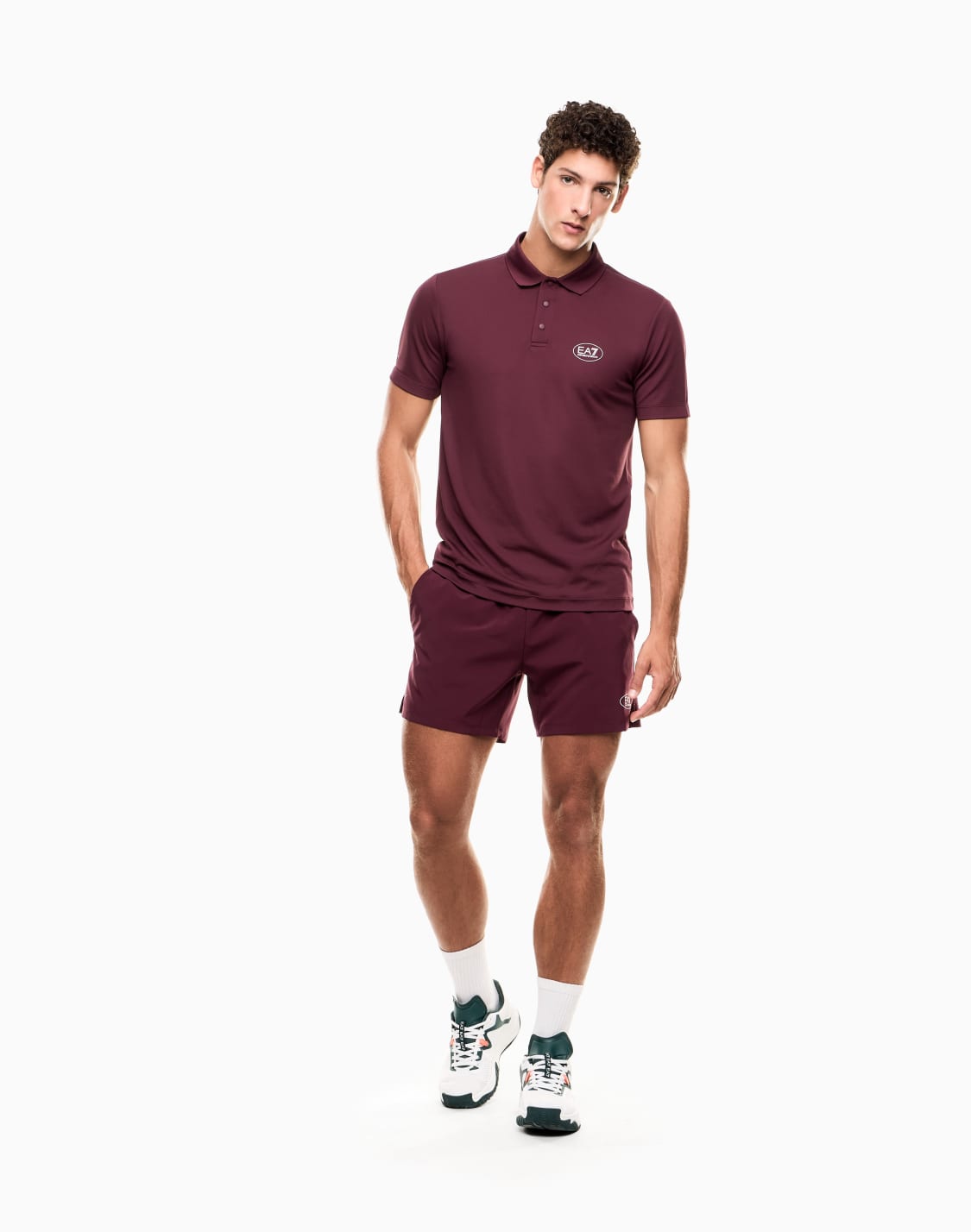 tennis-pro-ショトパンツ-ventus7テクニカルファブリック-バガンディ--ea7