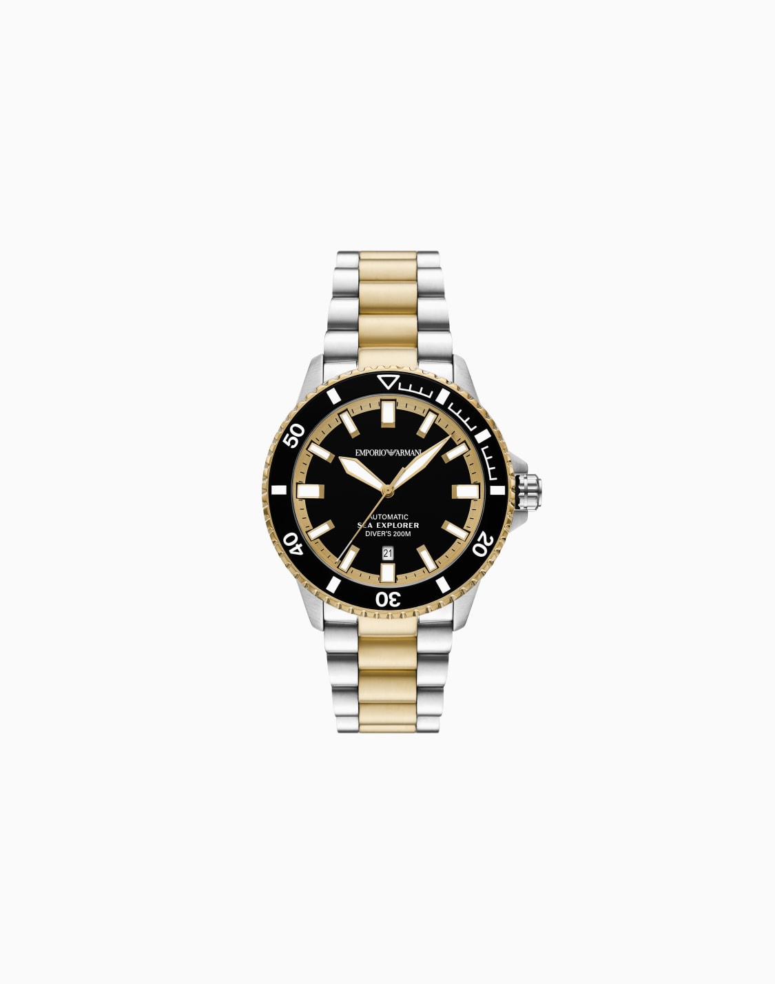 sea-explorer-automatic-two-tone-stainless-steel-watch-multicoloured--emporio-armani