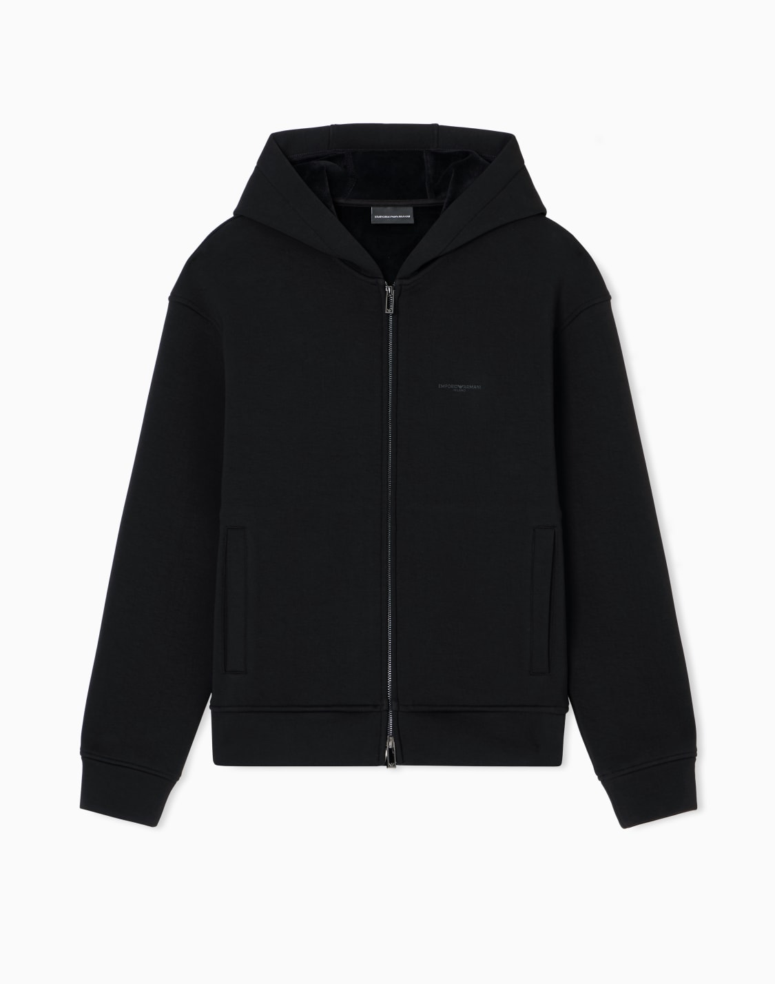 sudadera-tipo-crdigan-de-punto-laminado-de-mezcla-de-lyocell-con-capucha-asv-negro--emporio-armani