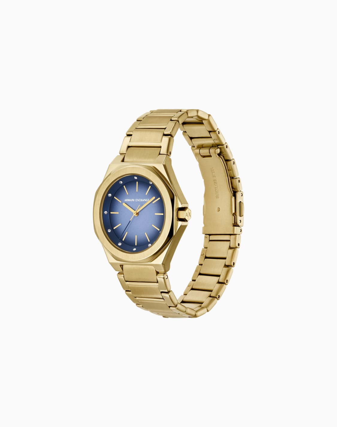 -3針ウォッチ-ゴルドトン-ステンレススチル-マルチカラ--armani-exchange