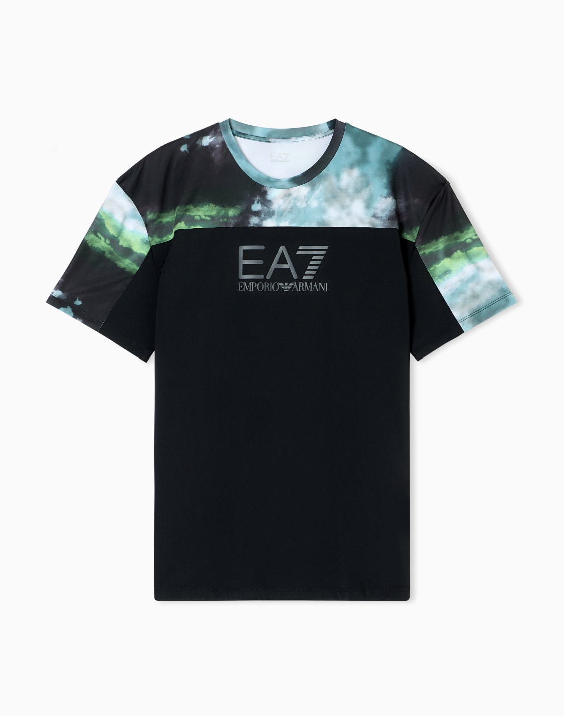 dynamic-athlete-printed-t-shirt-in-ventus7-technical-fabric-multicoloured--ea7