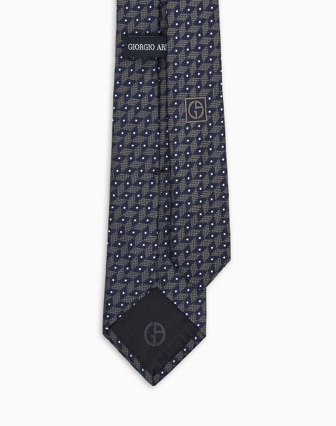 シルクネクタイ-ジャカドシェブロンモチフ-ブル--giorgio-armani