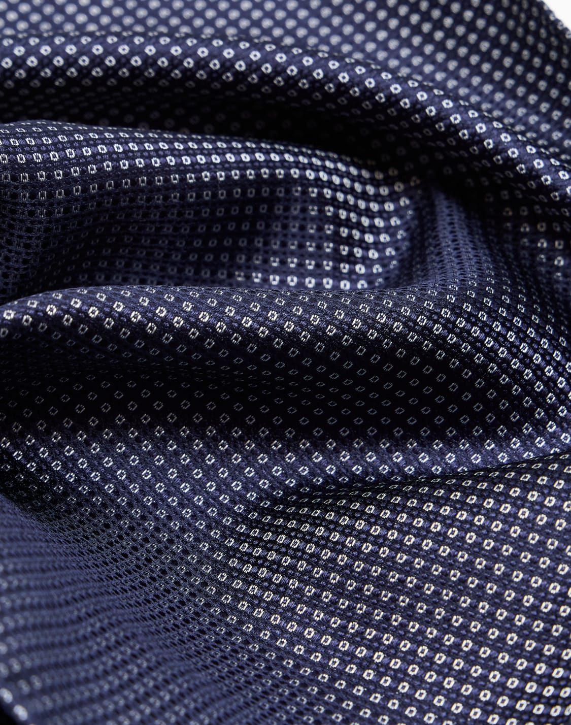 ポケットチフ-シルク-幾何学ジャカド-ブル--giorgio-armani