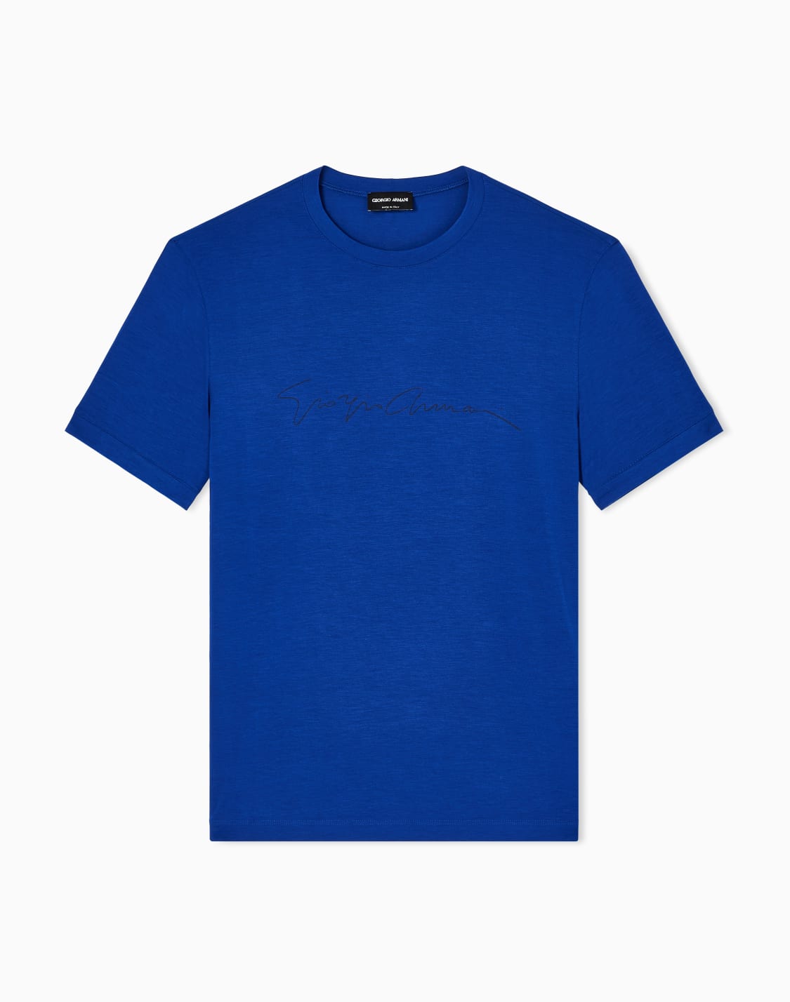 t-shirt-en-viscose-stretch-avec-logo-emblmatique-asv-bleu--giorgio-armani