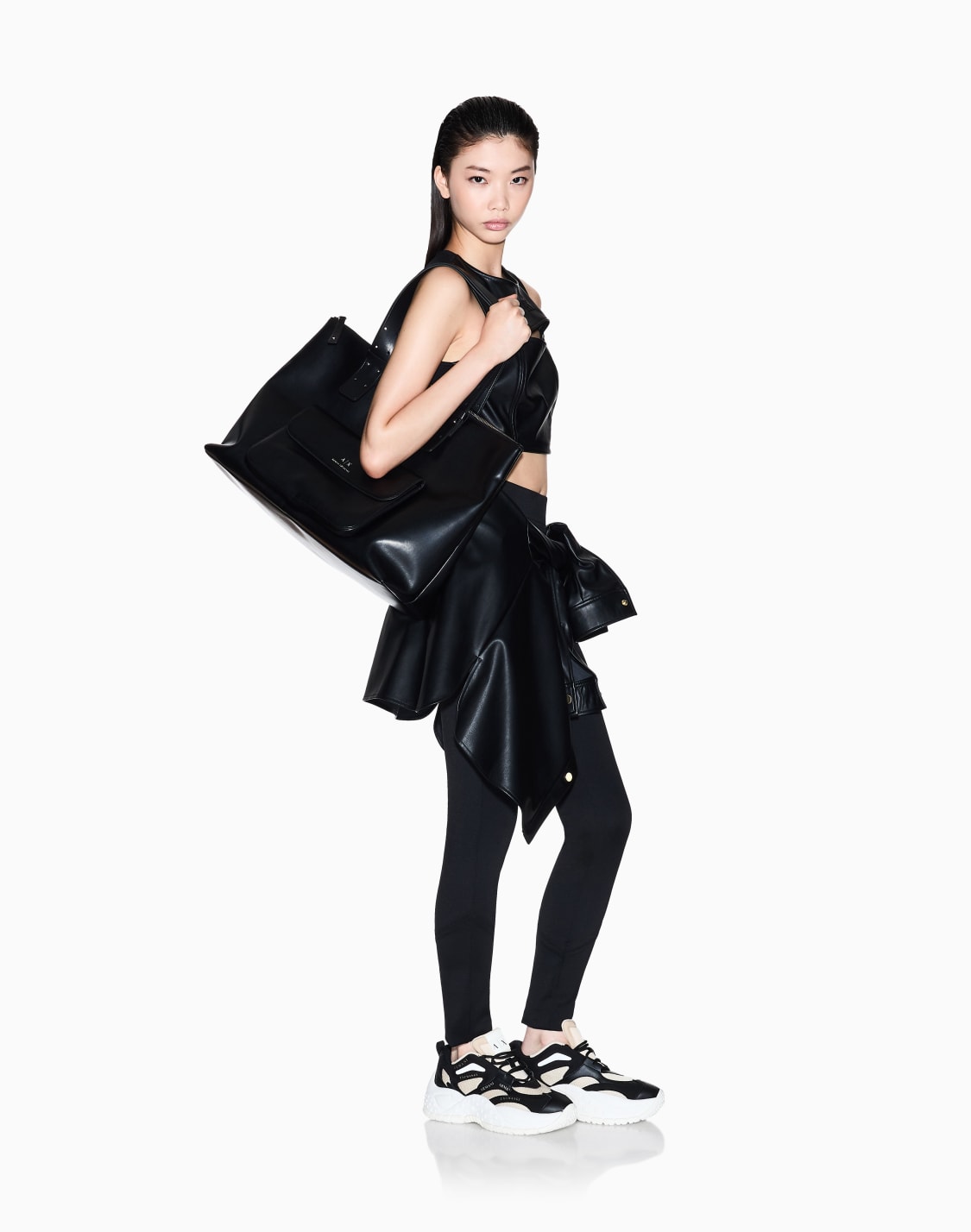 leggings-black--armani-exchange