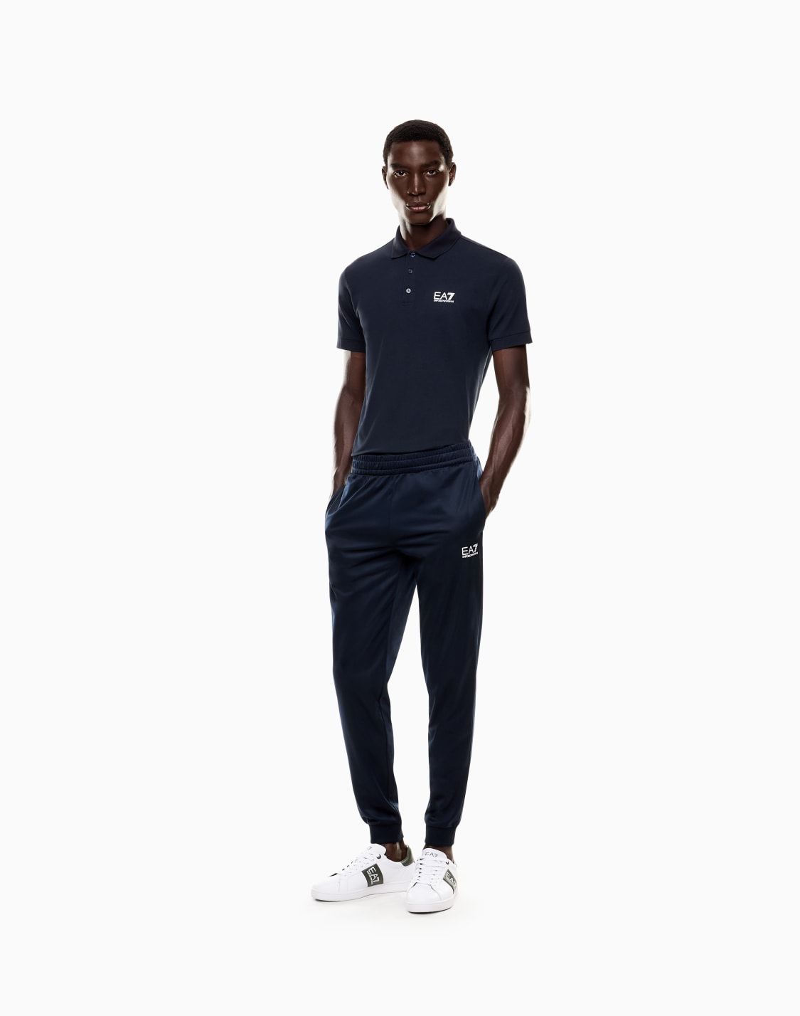 polo-core-identity-de-algodn-elstico-azul--ea7