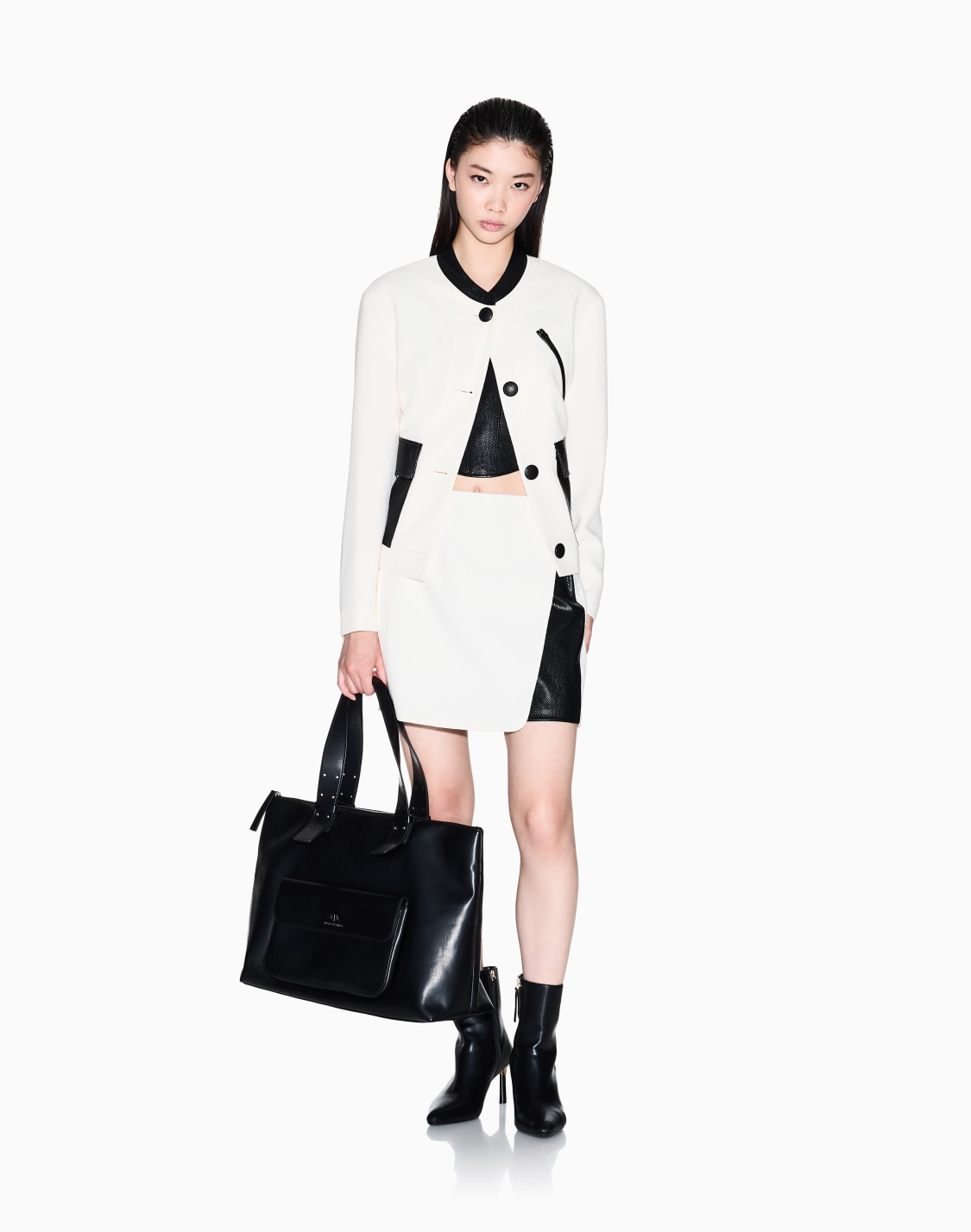 cropped-jacket-with-faux-leather-details-white--armani-exchange