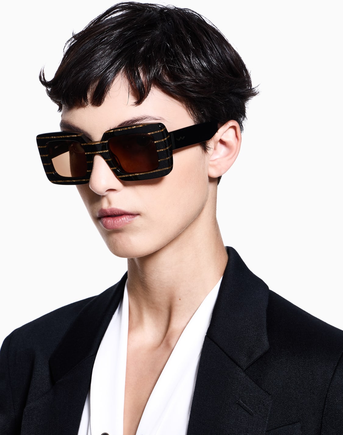 ウィメンズサングラス-オバサイズ-ブラウン--giorgio-armani