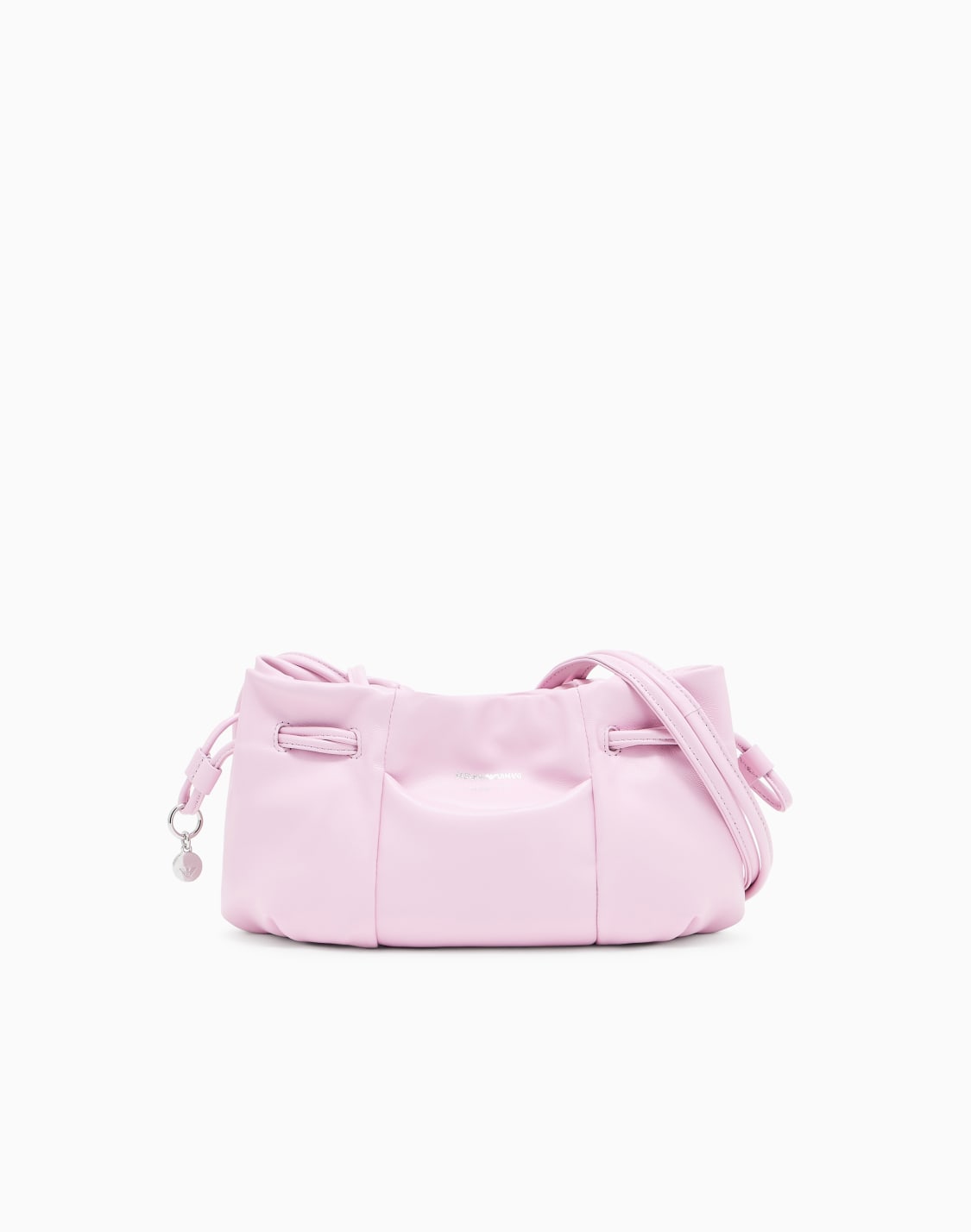 ショルダバッグ-ナッパレザ-ドロストリング-スモル-ピンク--emporio-armani