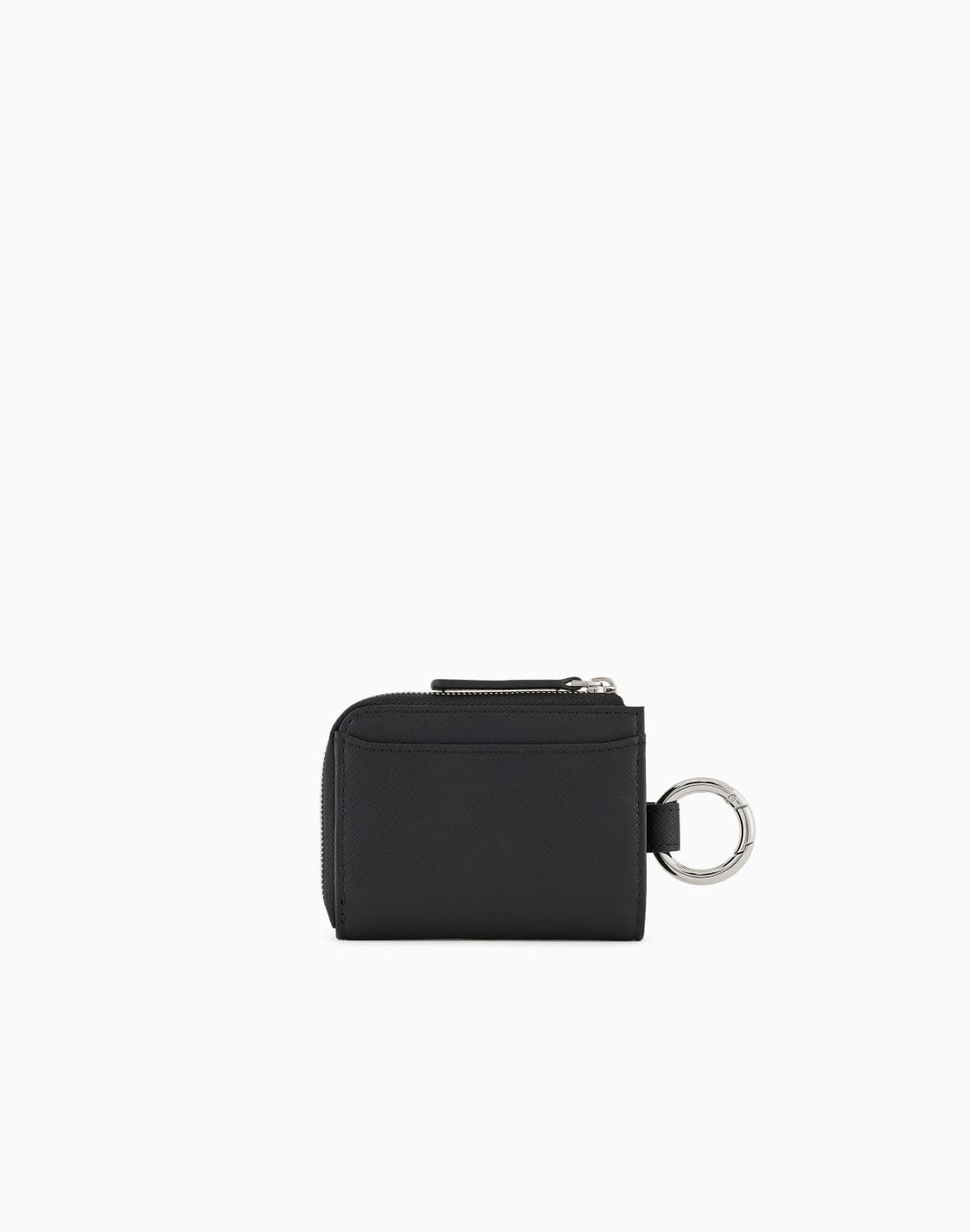 cartera-compacta-con-mosquetn-de-piel-saffiano-regenerada-con-placa-de-guila-asv-negro--emporio-armani