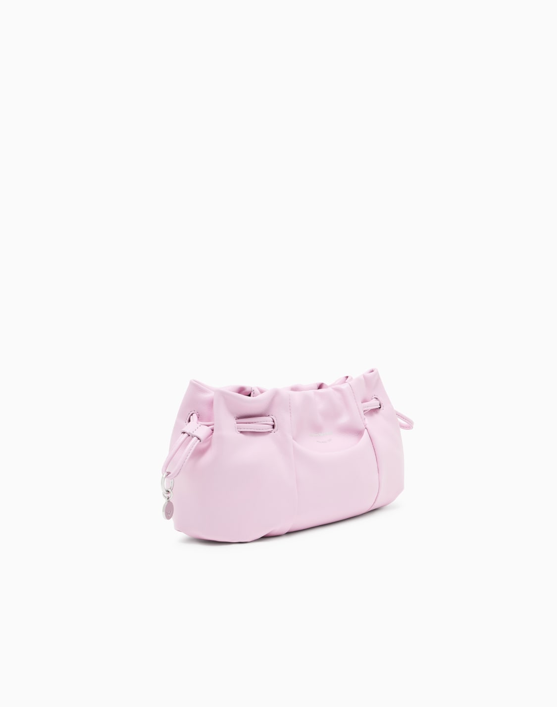 ショルダバッグ-ナッパレザ-ドロストリング-スモル-ピンク--emporio-armani
