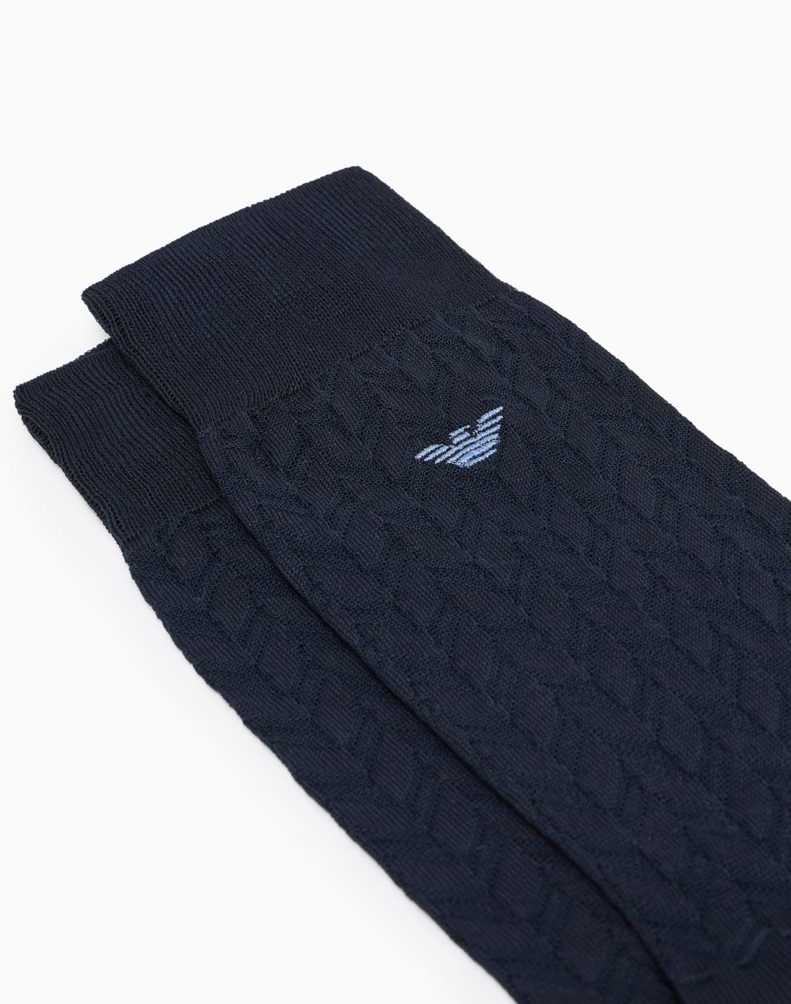 strmpfe-aus-lisle-garn-blau--emporio-armani