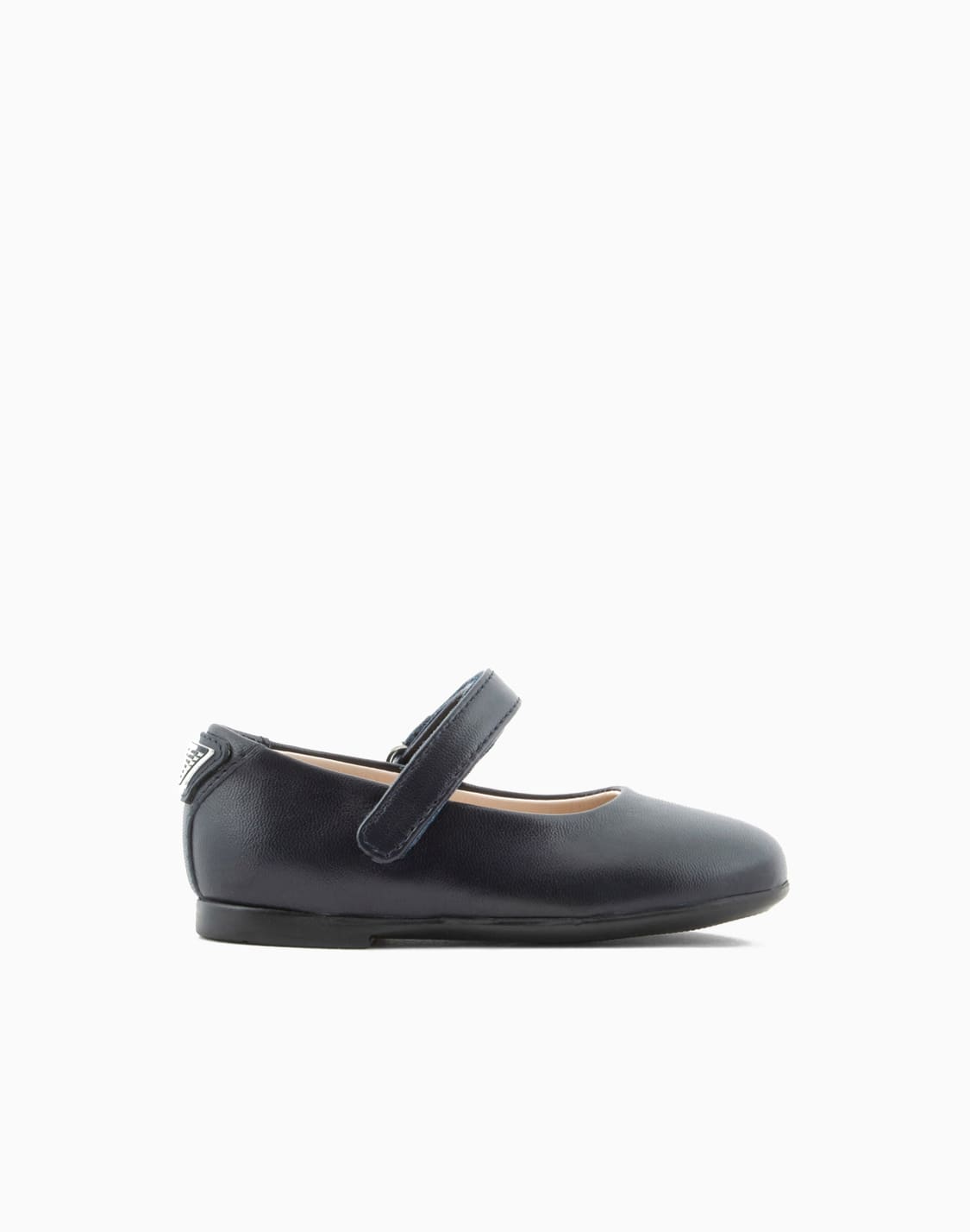 バレリナシュズ-レザ製-ストラップ-ネイビブル--emporio-armani