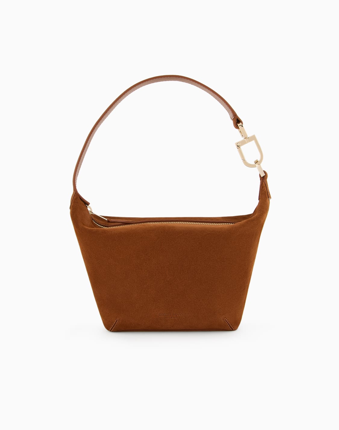 hobo-bag-la-prima-soft-im-mini-format-aus-veloursleder-braun--giorgio-armani