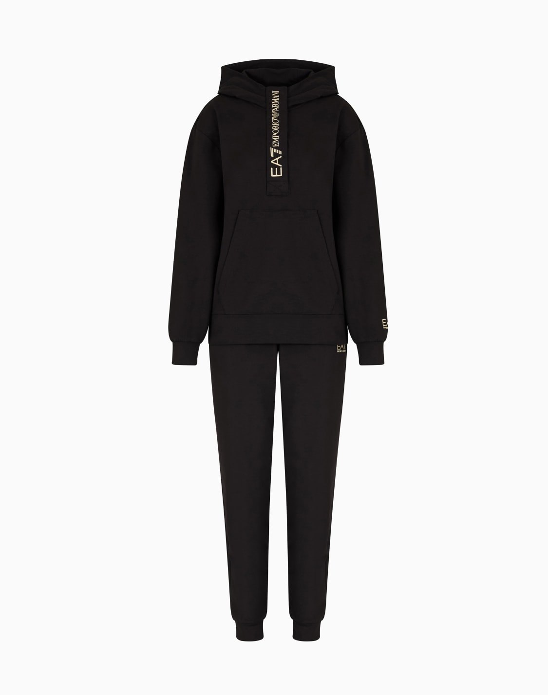 chndal-de-punto-de-algodn-elstico-con-capucha-negro--ea7