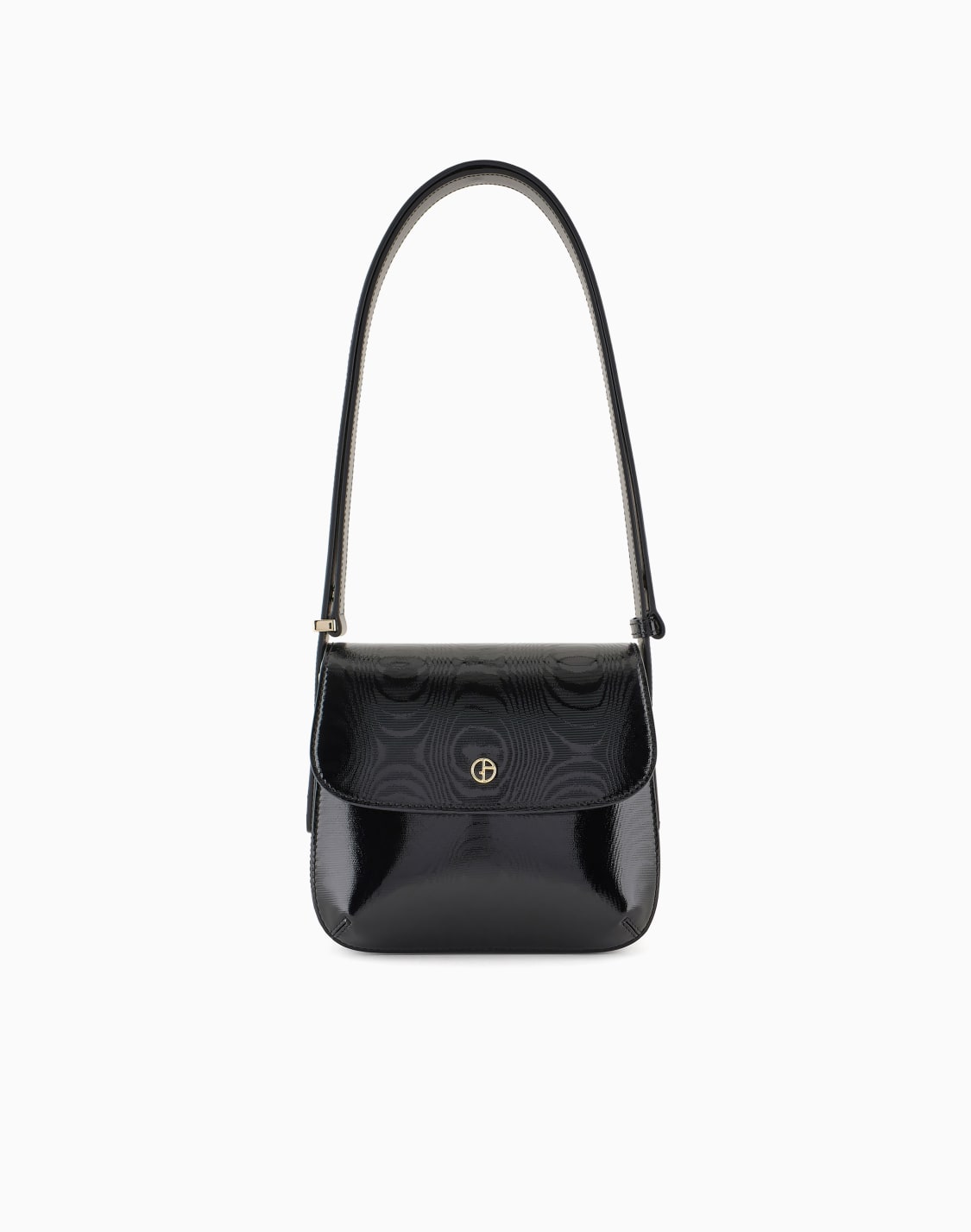 ジョルジオ-アルマニ-ラ-プリマ-バッグ-パテントレザ製-モワレ-ブラック--giorgio-armani