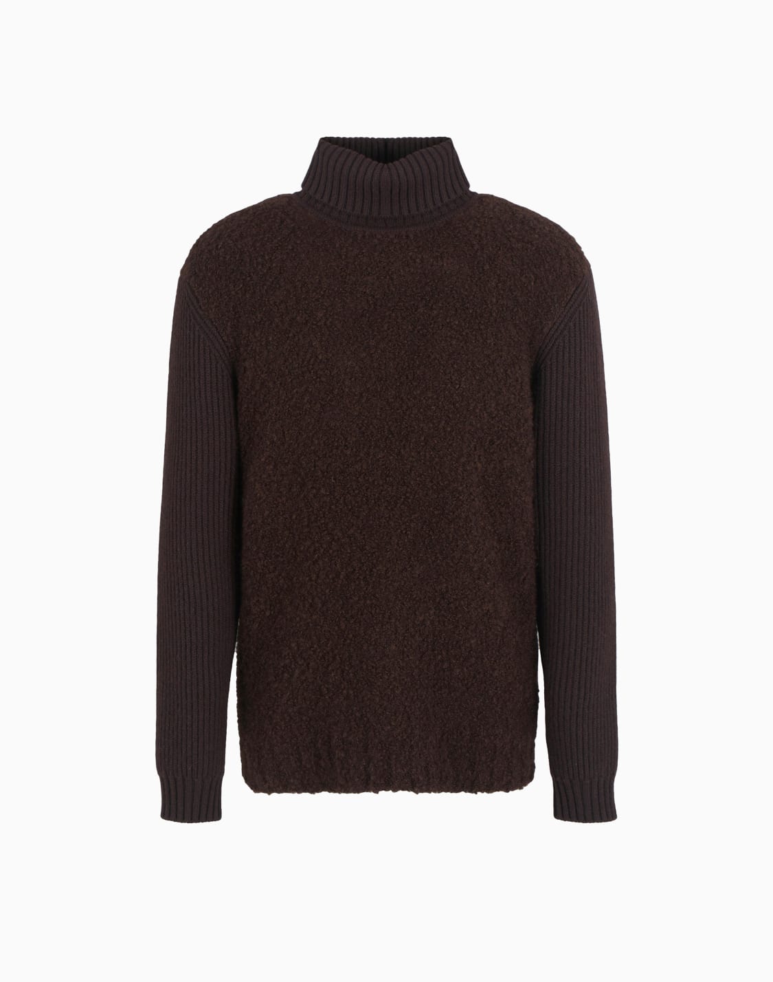 mock-neck-jumper-in-boucl-cashmere-wool-and-silk-brown--giorgio-armani