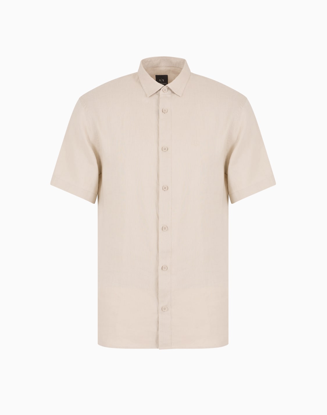 regular-fit-cotton-shirt-beige--armani-exchange