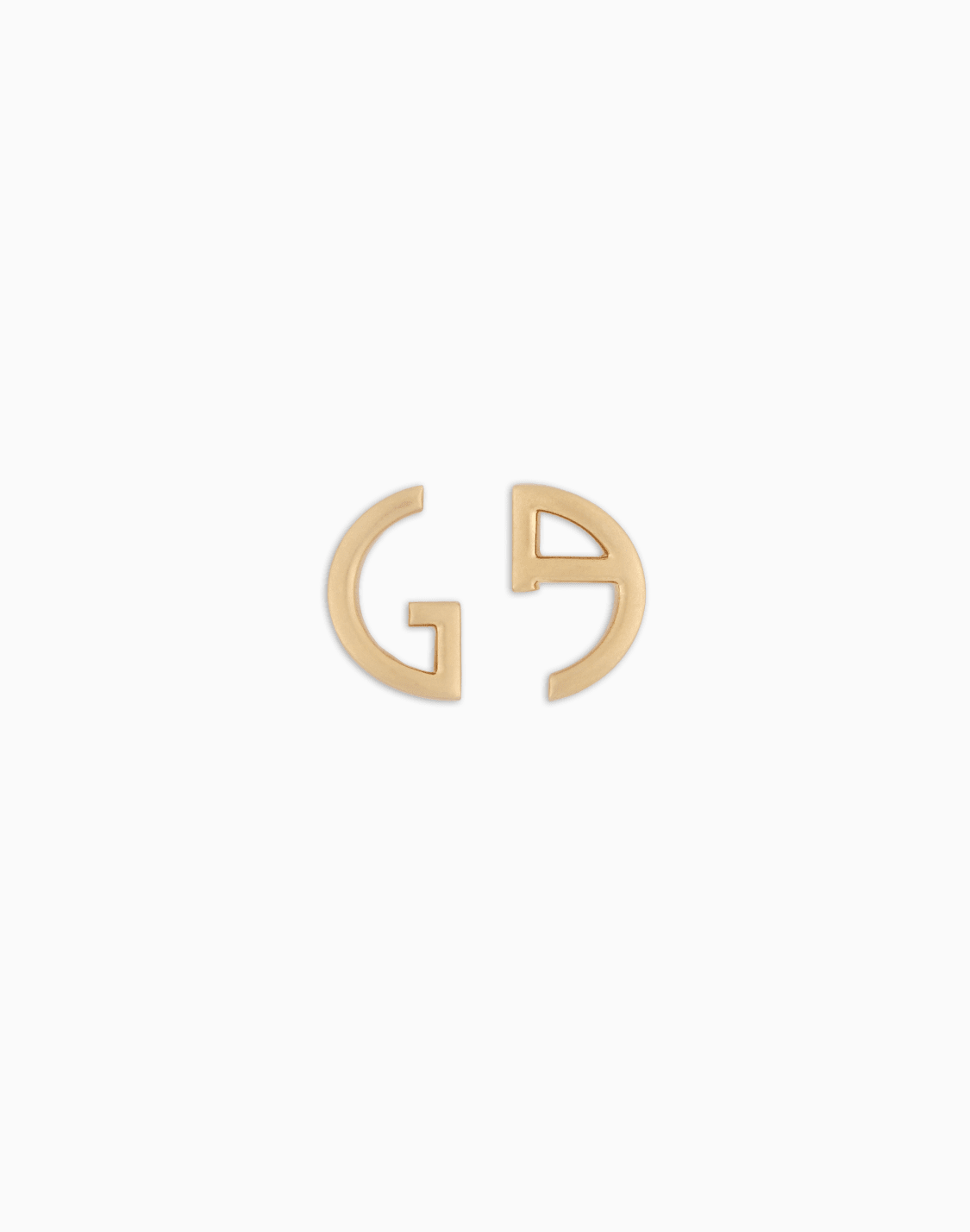 ga-logo-shaped-earrings-gold--giorgio-armani