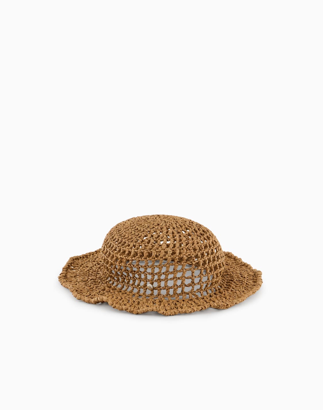 woven-viscose-cloche-hat-beige--giorgio-armani