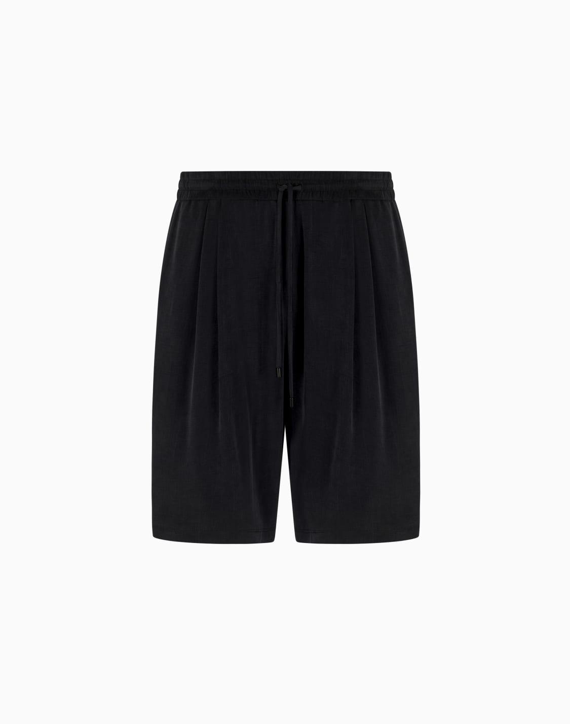 バミュダパンツ-コットンインタロック-ブラック--giorgio-armani