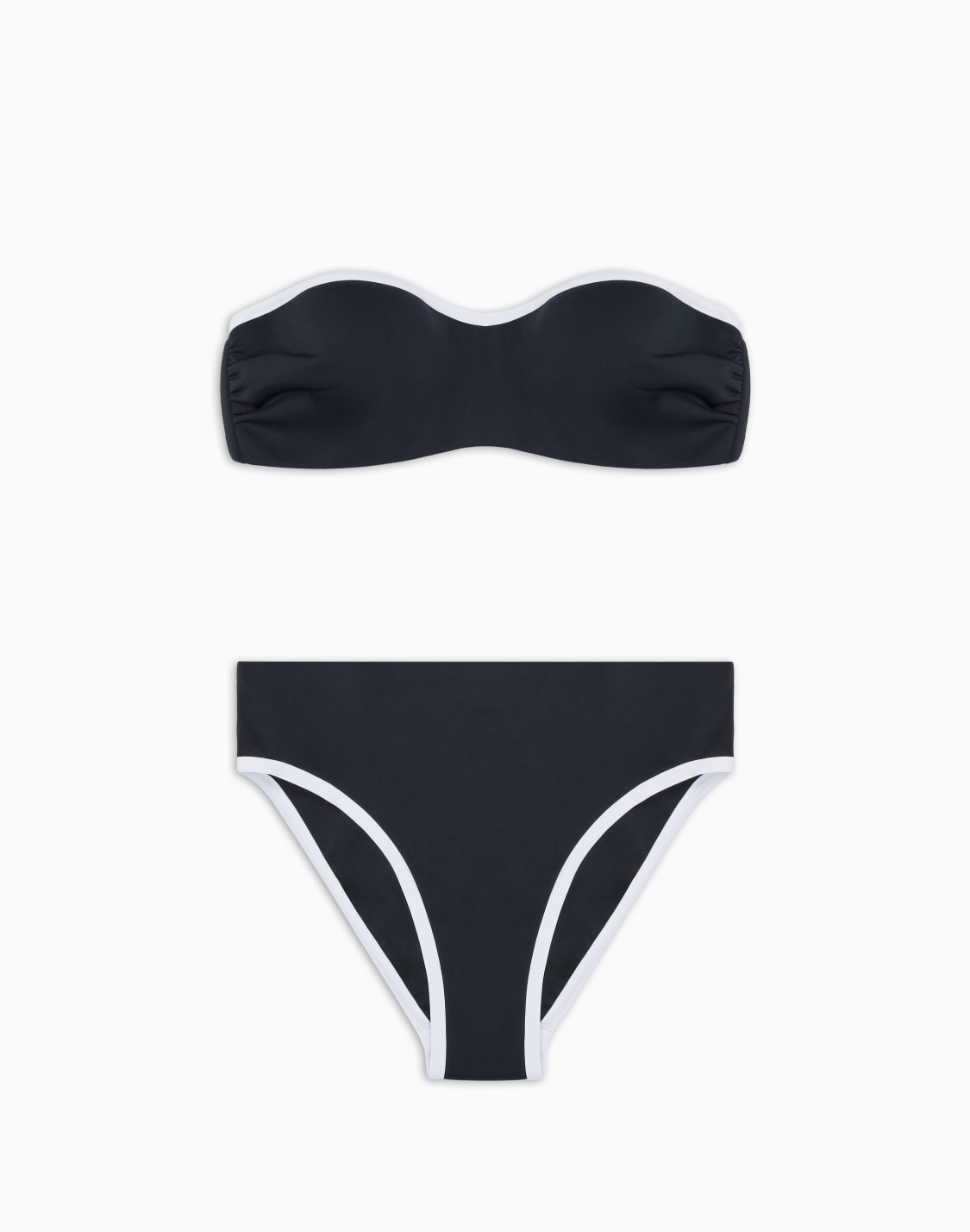 bikini-bandeau-bicolore-noir--giorgio-armani