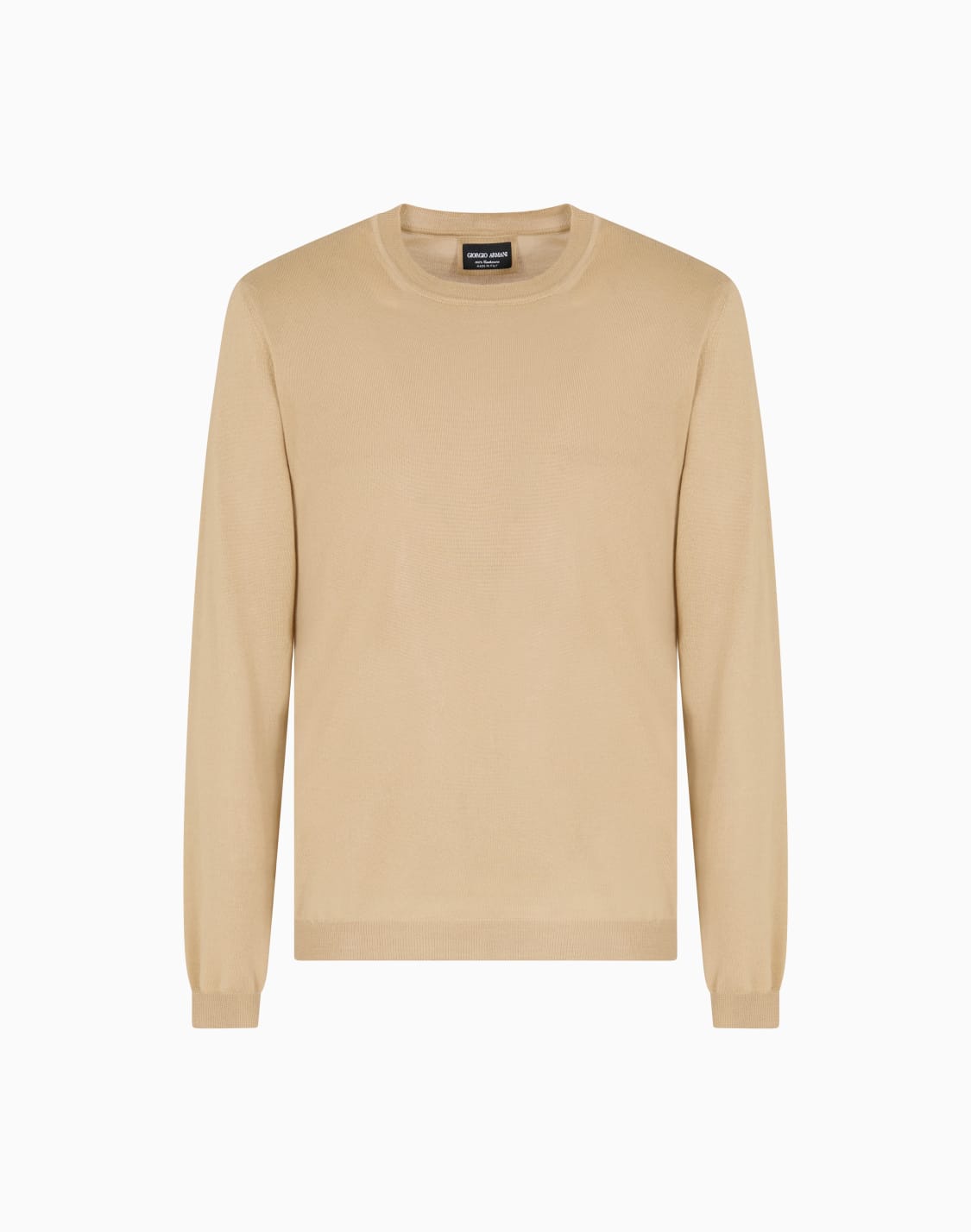 jersey-de-cuello-redondo-de-cachemir-beige--giorgio-armani