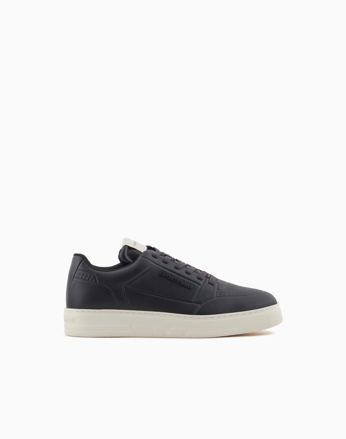 sneaker-aus-leder-mit-seitlichem-logo-schwarz--emporio-armani
