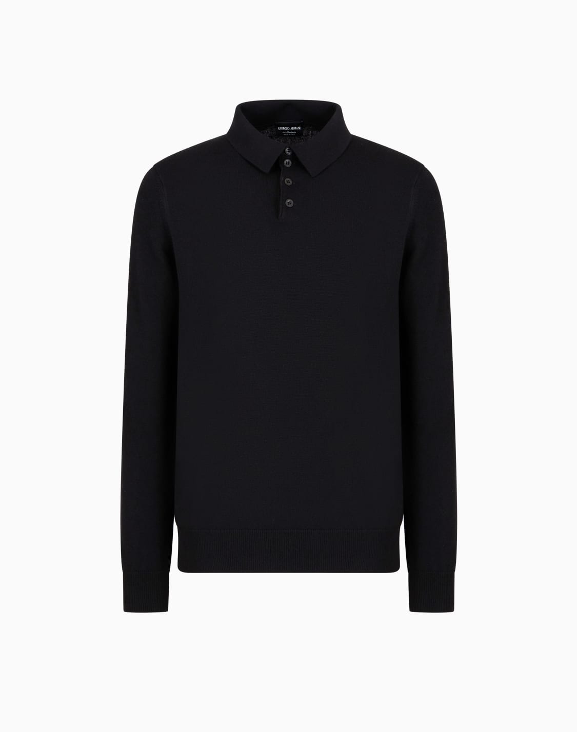 long-sleeved-cashmere-polo-shirt-black--giorgio-armani