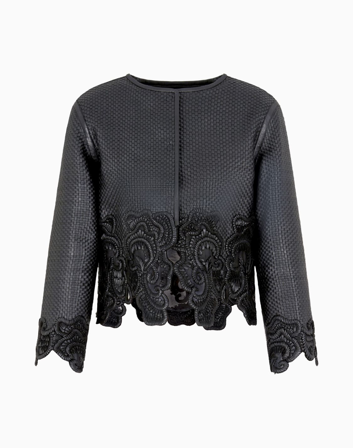chaqueta-con-detalles-bordados-de-napa-de-cordero-de-guantera-tejida-negro--emporio-armani