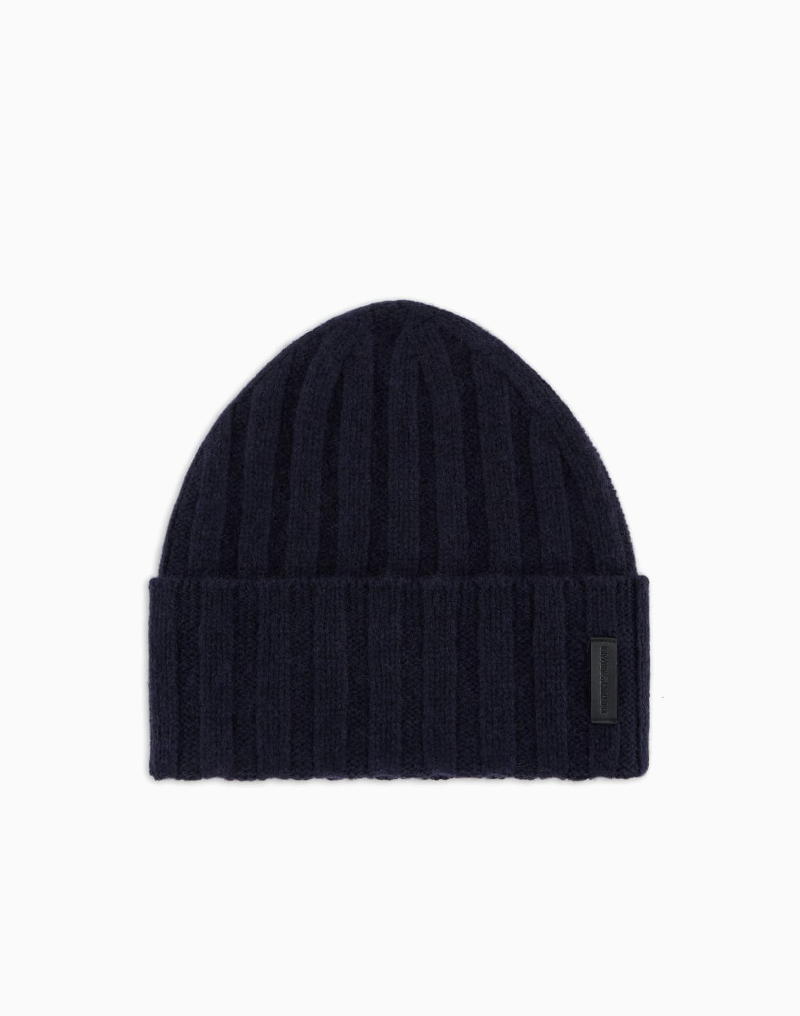 pure-cashmere-ribbed-beanie-navy-blue--emporio-armani