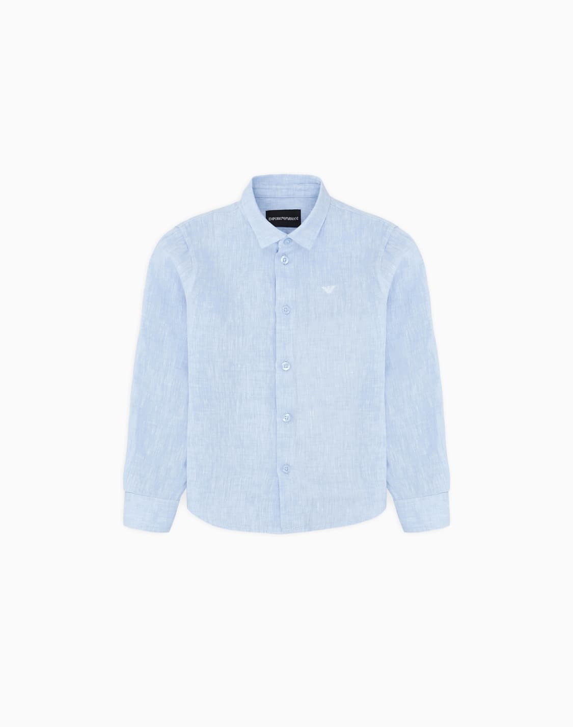 linen-shirt-with-eagle-embroidery-light-blue--emporio-armani
