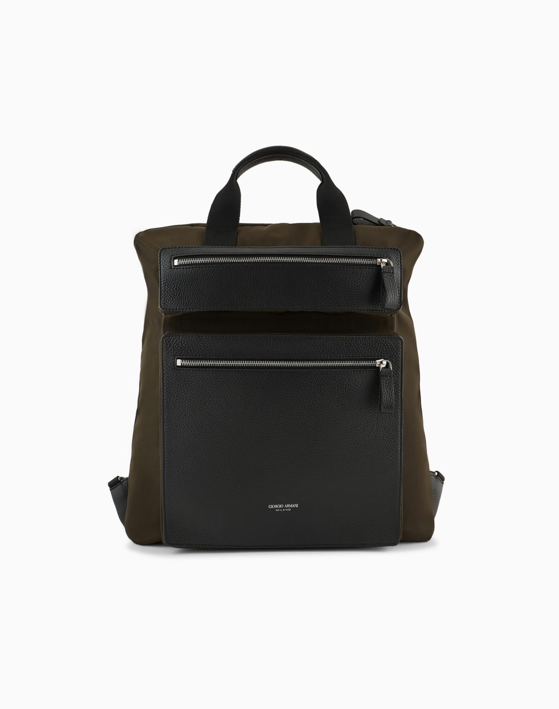 asv-convertible-shopper-bag-in-nylon-and-pebbled-leather-verde--giorgio-armani