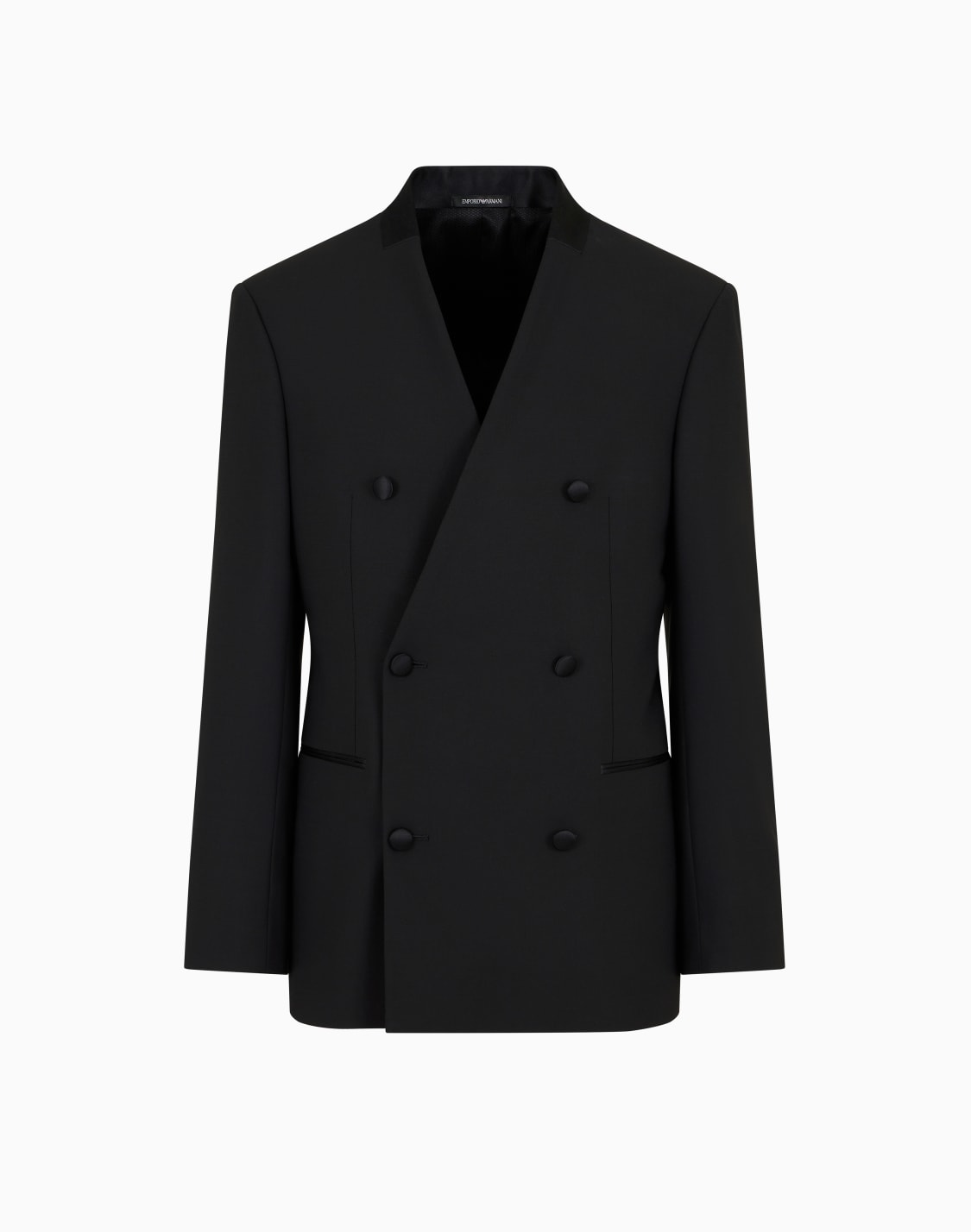 blazer-double-boutonnage-en-toile-de-laine-vierge-bi-stretch-avec-col-en-satin-noir--emporio-armani