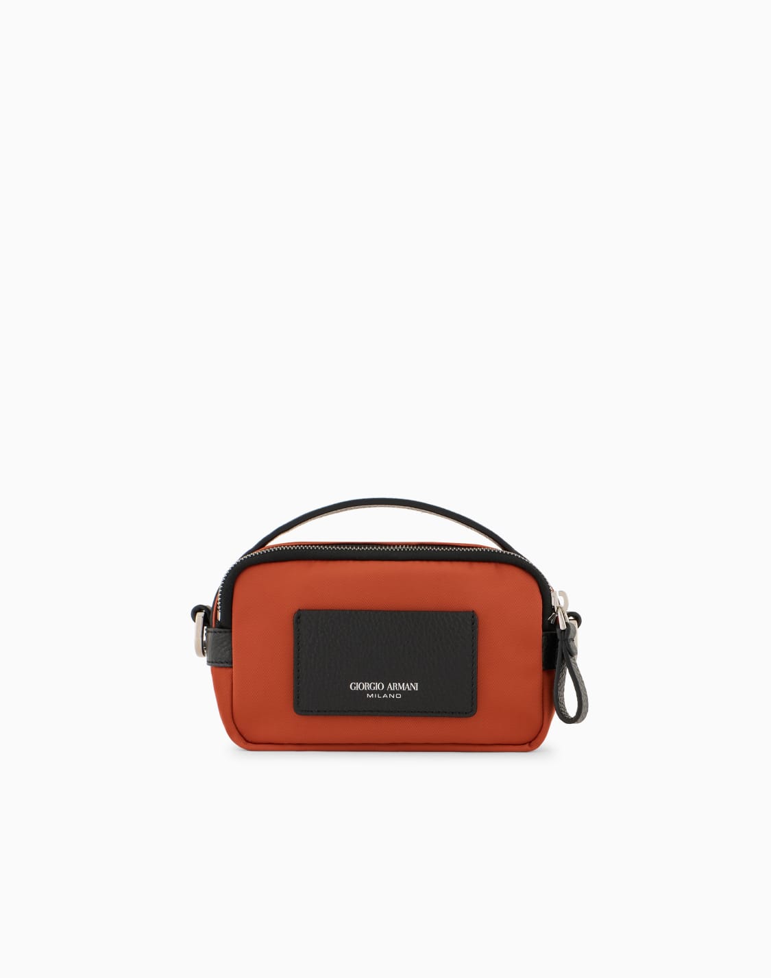 mini-sac-port-crois-en-nylon-et-cuir-asv-orange--giorgio-armani