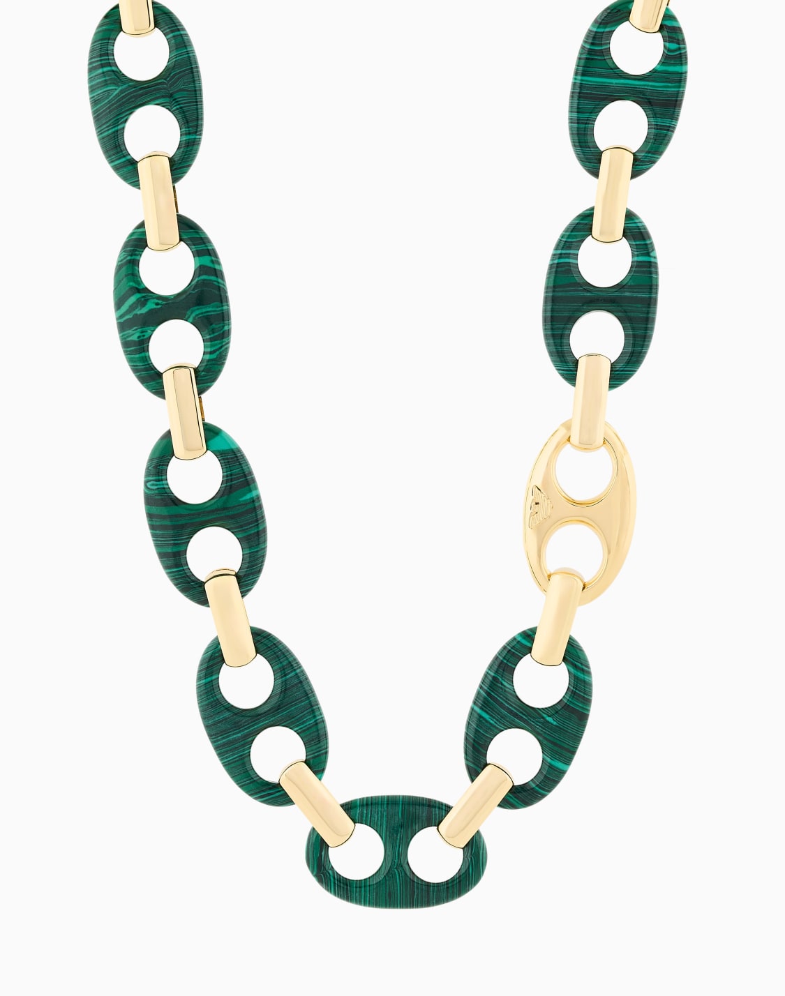 -green-reconstituted-malachite-chain-necklace-multicoloured--emporio-armani