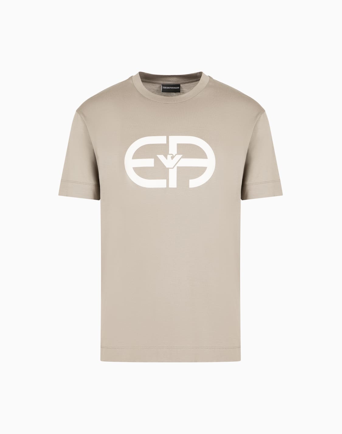 camiseta-en-punto-de-mezcla-de-lyocell-con-maxilogotipo-ea-beige--emporio-armani